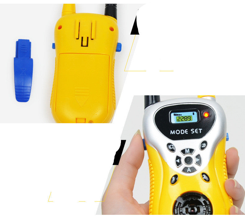 ALASKA Cross-Border Children's Mini Walkie-Talkie Set -Wireless Parent-Child Interactive Outdoor Toys