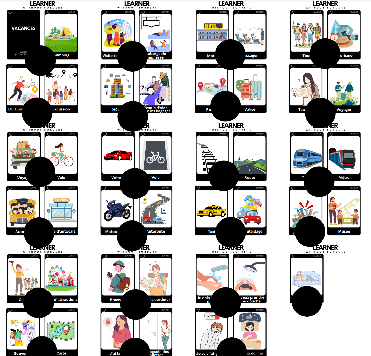 VACATION CARDS EN/ES/FR