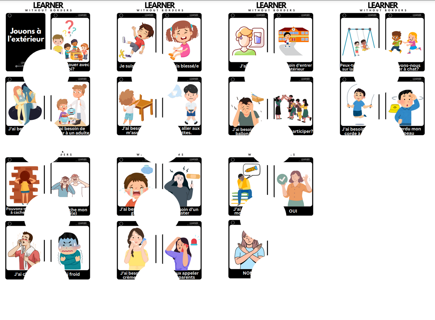 Outdoor Play Cards EN/ES/FR