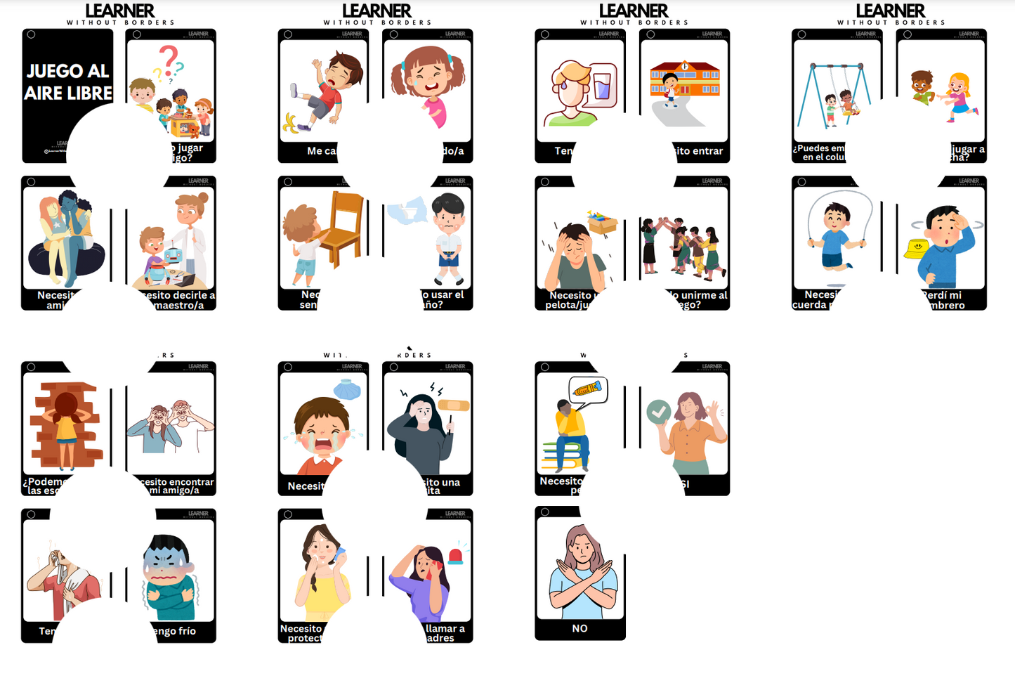 Outdoor Play Cards EN/ES/FR