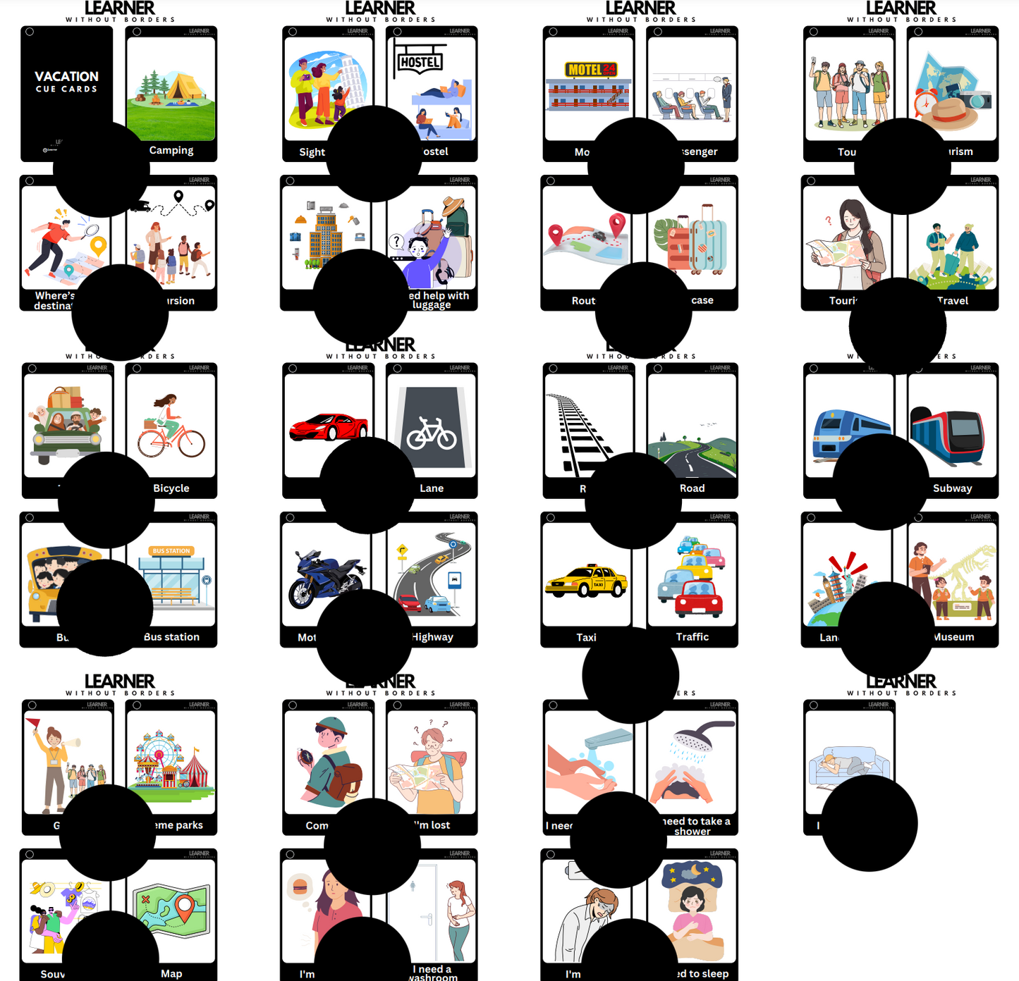 Travel Cards EN/ES/FR