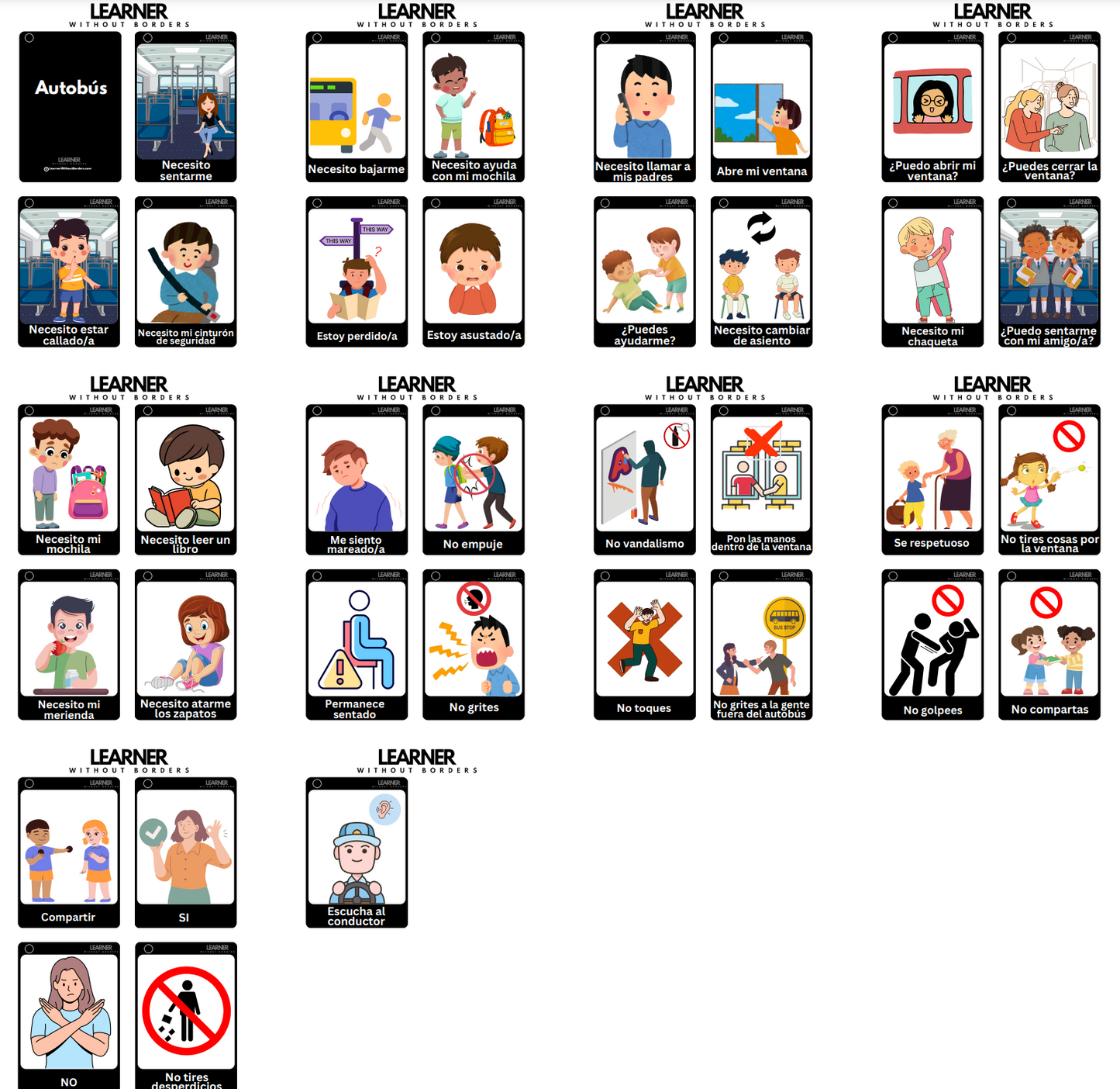 Bus Communication Cards EN/ES/FR