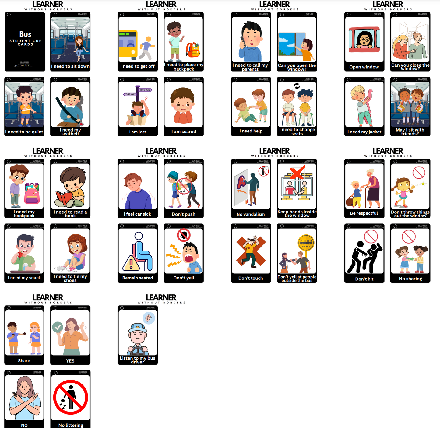 Bus Communication Cards EN/ES/FR