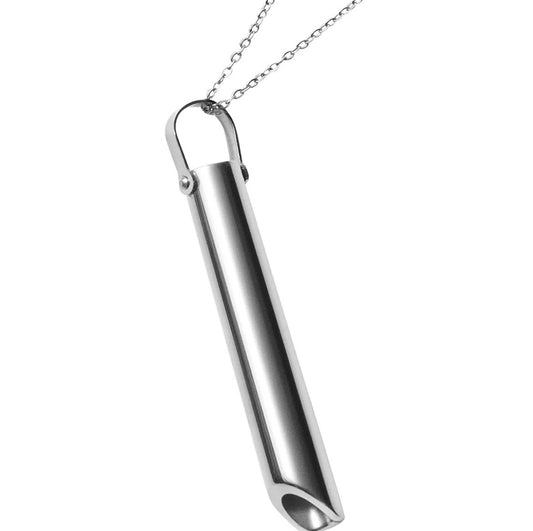 NEW YORK Stainless Steel Breathing Necklace To Relieve Stress And Regulate Mood