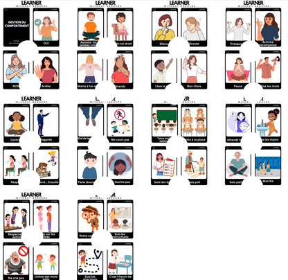 Behavior Management Cards EN/ES/FR