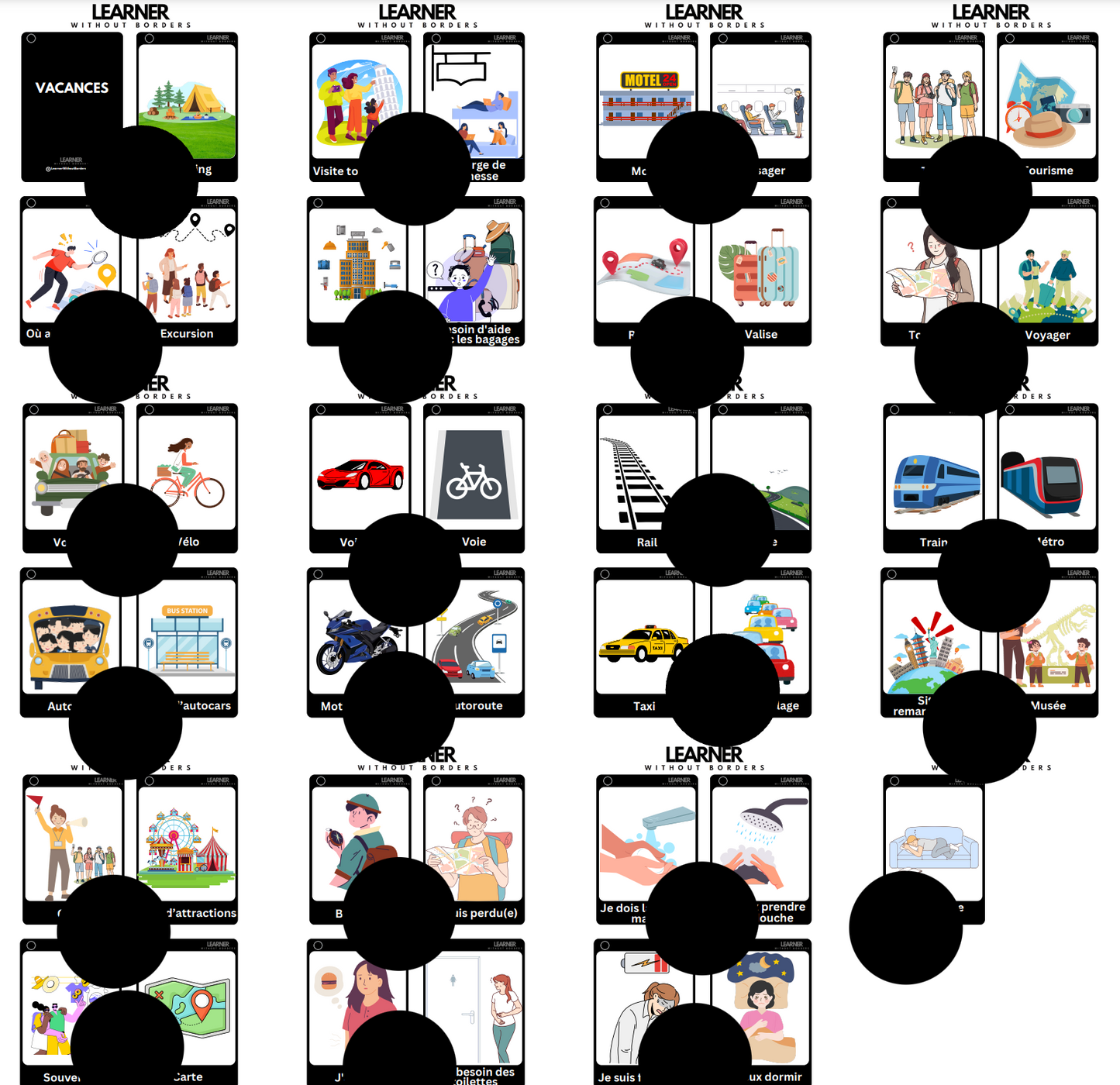 Travel  Cards EN/ES/FR